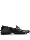 Tod's Women Gommino Leather Loafers In Gray