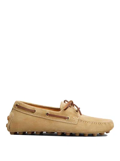 Tod's Leather Sneakers In Color Carne Y Neutral