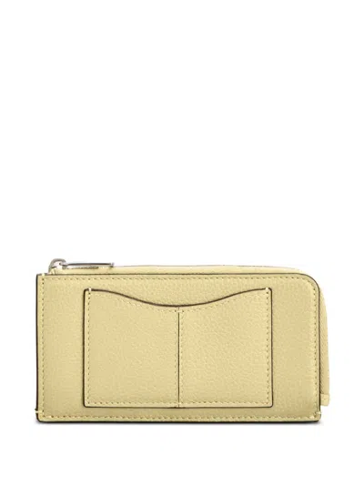Tod's Card Holder In Leather In Yellow