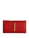 Tod's Zip-fastening Card Holder In Red