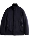 Tod's Soft Caban Shirt Jacket In Blue