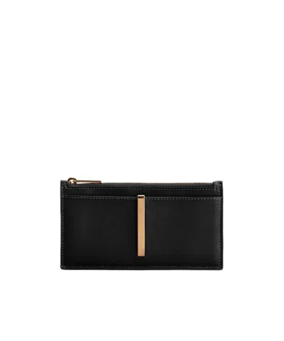 Tod's Zip-pocket Cardholder In Black