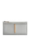 Tod's Card Holder In Leather In Grey