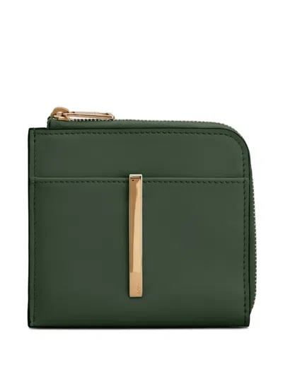 Tod's Zip Wallet In Green