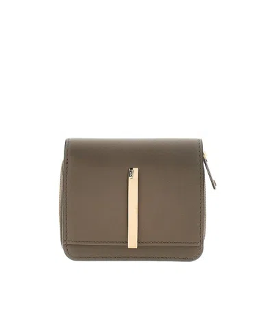 Tod's Zip-around Wallet In Brownish Grey