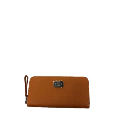 Tod's Zipper Wallet In Brown