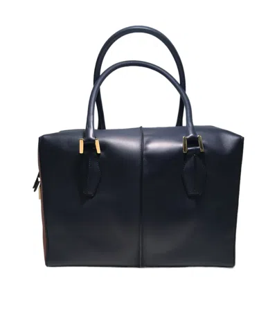 Tod's Zippered Handbag In Black