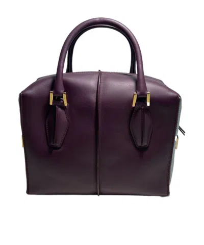 Tod's Zippered Shoulder Bag In Black
