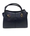 Tod's Zippered Shoulder Bag In Black
