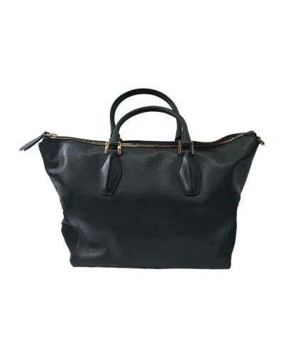 Tod's Zippered Shoulder Bag In Black