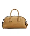 Tod's Zippered Shoulder Bag In Brown