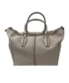 Tod's Zippered Shoulder Bag In Gray