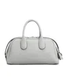 Tod's Zippered Shoulder Bag In Gray