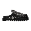 Toga Pulla Embellished Buckled Clogs In Multi