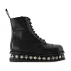 Toga Pulla Studded Leather Boots In Black