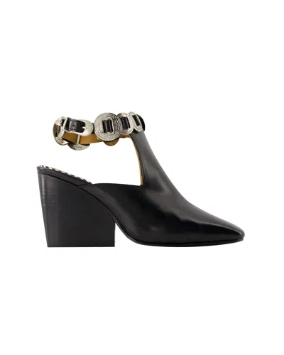 TOGA AJ1308 BOOTS - TOGA PULLA - LEATHER - BLACK