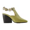 Toga Pulla Ornamental Buckle Boot In Green