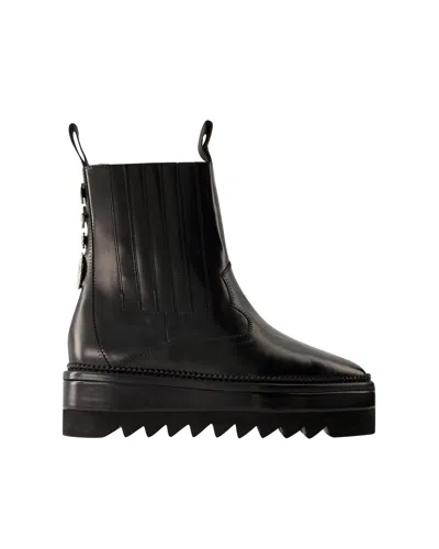 TOGA AJ1311 BOOTS - TOGA PULLA - LEATHER - BLACK