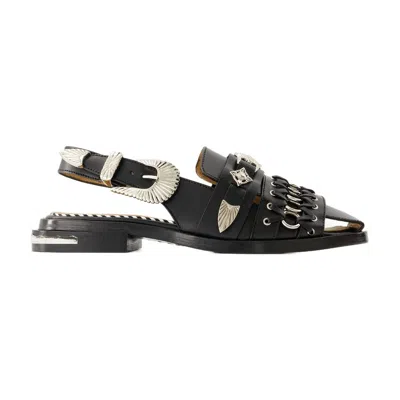 TOGA AJ1312 SANDALS TOGA PULLA LEATHER BLACK