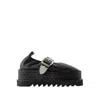 Toga Black Platform Espadrilles In Black