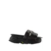 Toga Stud-embellished Flatform Sandals In Black