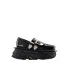 Toga Black Platform Mary Jane Oxfords In Black
