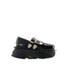 Toga Black Platform Mary Jane Oxfords In Black