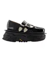 Toga Black Platform Mary Jane Oxfords In Black