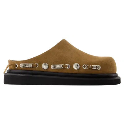 TOGA AJ1380 SANDALS - TOGA PULLA - LEATHER - BROWN