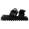 Toga Pulla Chunky Sole Sandals With Padded Straps In Black