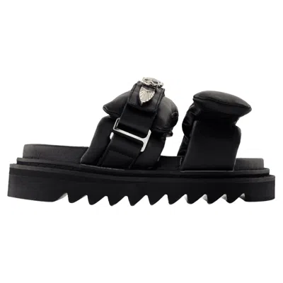 TOGA AJ1382 SANDALS - TOGA PULLA - LEATHER - BLACK