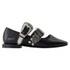 Toga Aj1408 Ballerinas -  Pulla - Leather - Black In Black