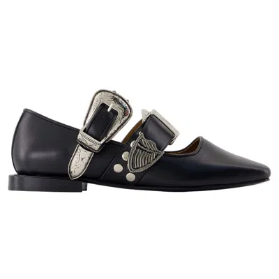 Toga Aj1408 Ballerinas -  Pulla - Leather - Black