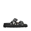 Toga Ssense Exclusive Black Buckle Sandals In Black