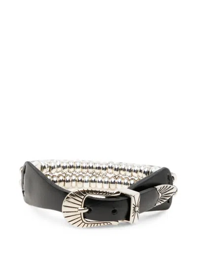 Toga Beads Bangle In Black