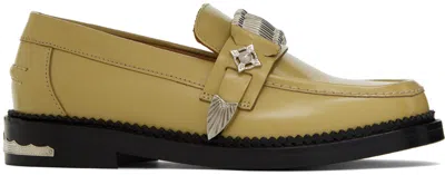 Toga Beige Hardware Loafers In Aj1300 - Cream