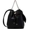 Toga Pulla Black Drawstring Shoulder Bag In Black