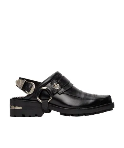 Toga Black Logo Flats