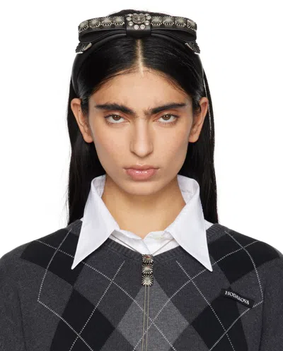 Toga Black Metal Ribbon Headband