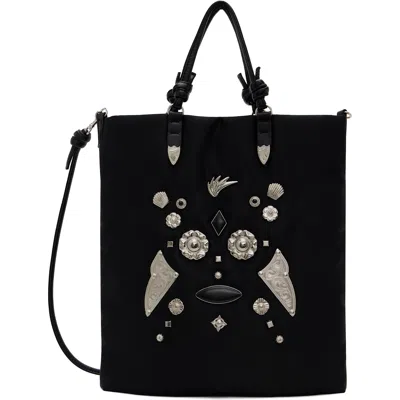 Toga Black Nylon Gabi Tote