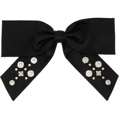 Toga Black Ribbon Hair Clip In 26 Black