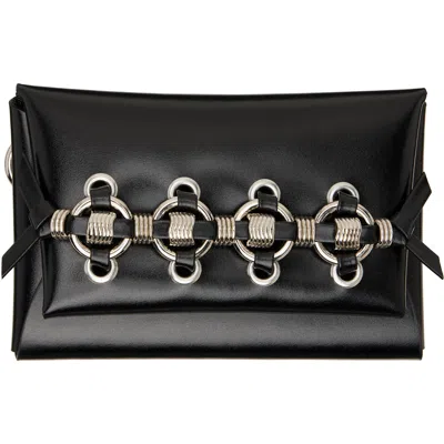 Toga Black Ring Metal Card Holder In 26 Black