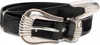 Toga Pulla Black Single Buckle Belt In Black