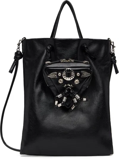 Toga Black Triangle Pouch Bag