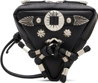 Toga Black Triangle Shoulder Bag