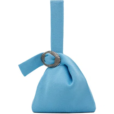 Toga Blue Knit Tote In 11 L.blue