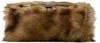 Toga Brown Hand Faux-fur Bag