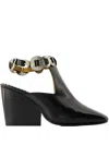 Toga Aj1308 Boots - Leather - Black In Black