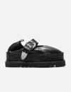 Toga Black Platform Espadrilles In Black