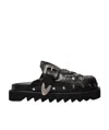 Toga Buckled Clogs In Black